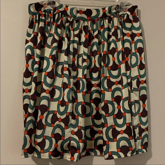 Custom made horseshoe print skirt NWOT fits size L - Picture 3 of 6